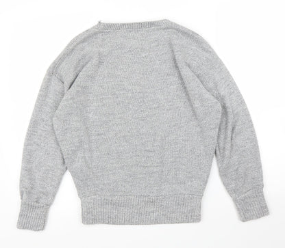 Boohoo Womens Grey   Pullover Jumper Size S