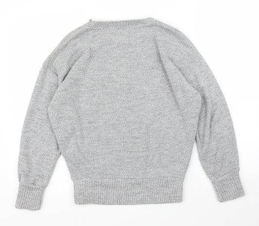 Boohoo Womens Grey   Pullover Jumper Size S