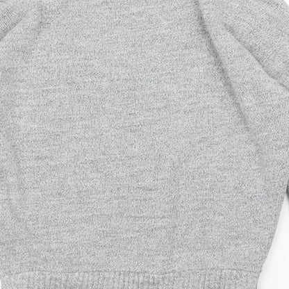Boohoo Womens Grey   Pullover Jumper Size S