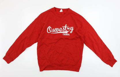 AWD  Womens Red   Pullover Jumper Size S