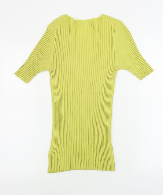 Womens UK Size 12 NEXT Green Basic T-Shirt