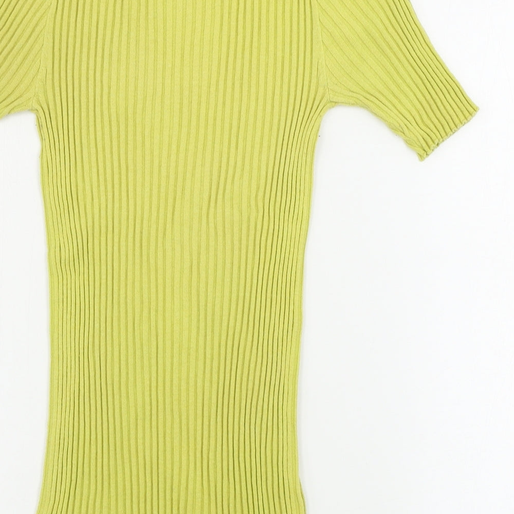 Womens UK Size 12 NEXT Green Basic T-Shirt