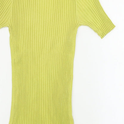 Womens UK Size 12 NEXT Green Basic T-Shirt