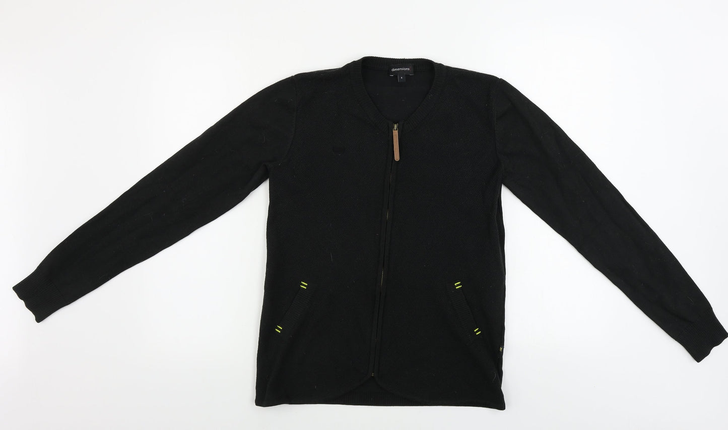 Womens UK Size S Dimensions Black Jacket
