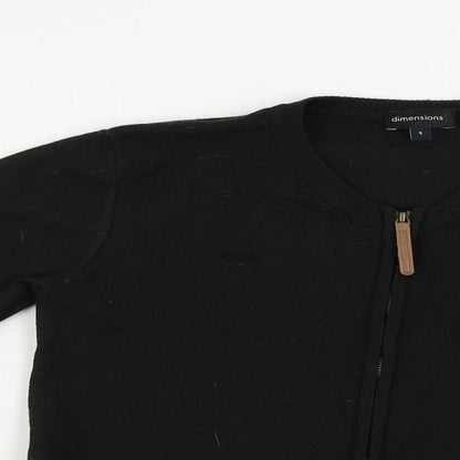Womens UK Size S Dimensions Black Jacket