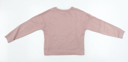 TU Girls Pink   Pullover Jumper Size 12 Years