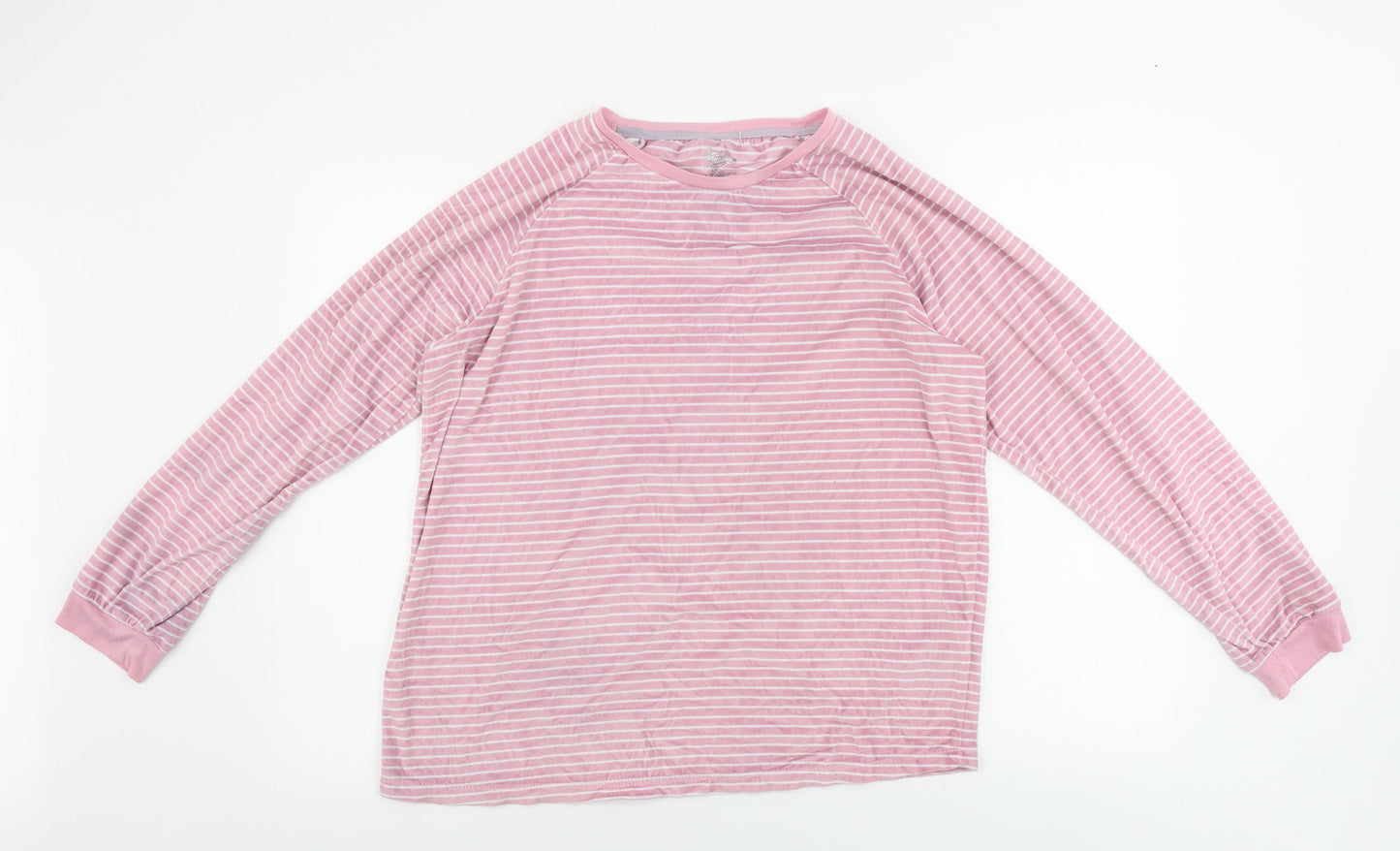 Primark  Womens Pink Striped  Pullover Jumper Size M