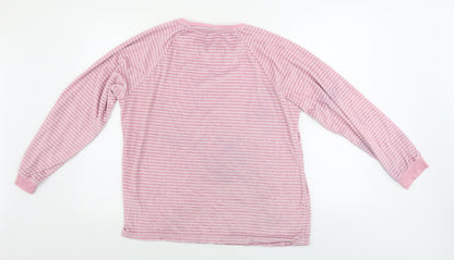 Primark  Womens Pink Striped  Pullover Jumper Size M