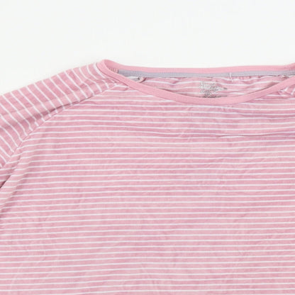 Primark  Womens Pink Striped  Pullover Jumper Size M