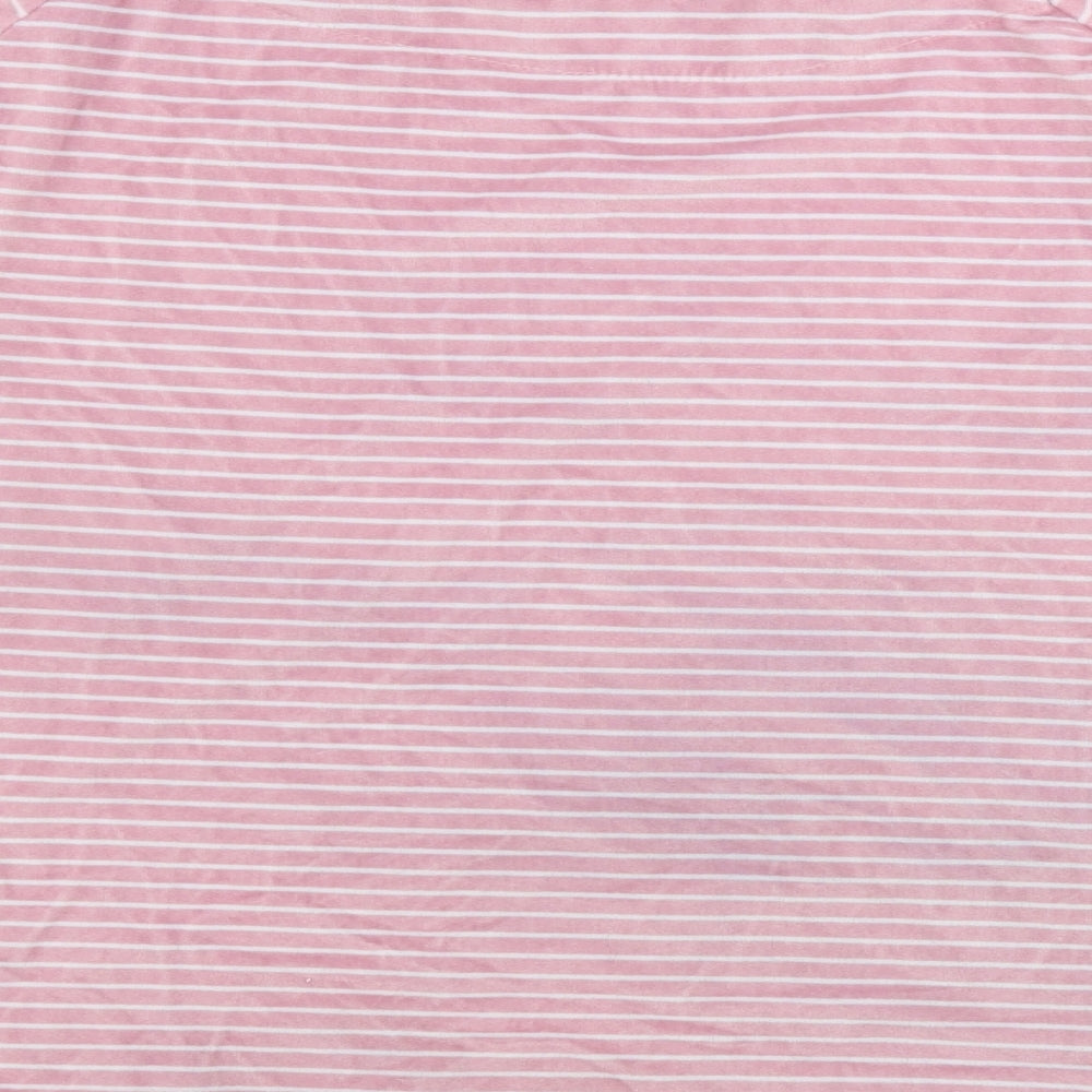 Primark  Womens Pink Striped  Pullover Jumper Size M