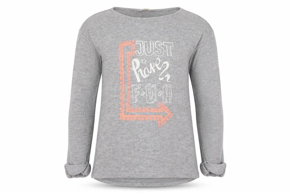 H&M  Girls Grey   Pullover Jumper Size 10-11 Years