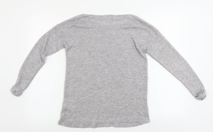 H&M  Girls Grey   Pullover Jumper Size 10-11 Years