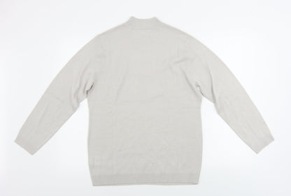 Womens UK Size 14 Preworn Grey Pullover Jumper