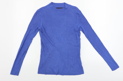 Womens UK Size 10 Marks and Spencer Blue Pullover Jumper