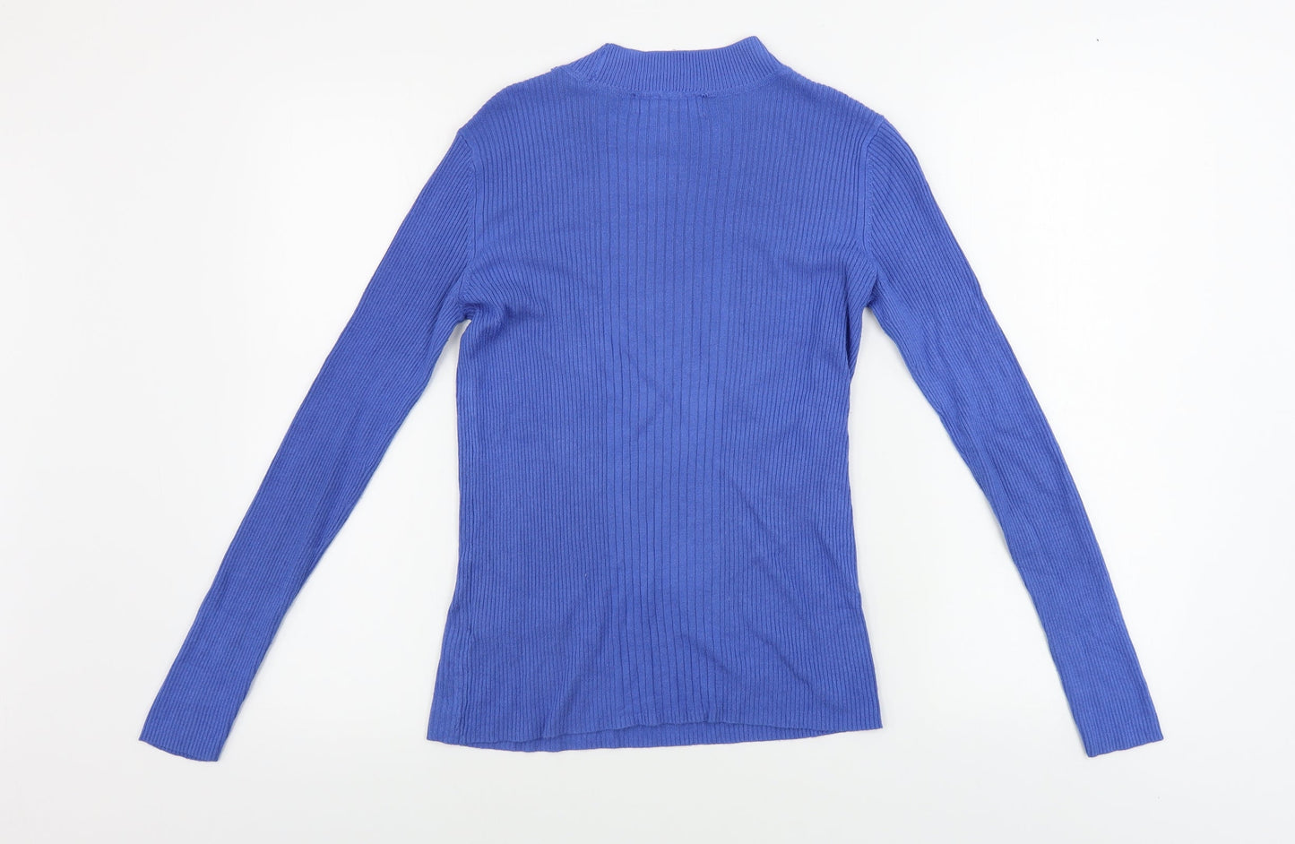 Womens UK Size 10 Marks and Spencer Blue Pullover Jumper
