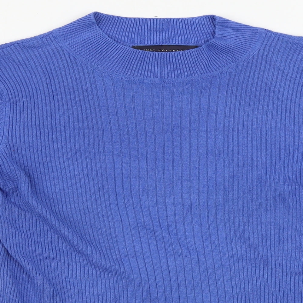 Womens UK Size 10 Marks and Spencer Blue Pullover Jumper