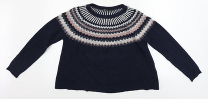 Womens UK Size S Only Blue Pullover Jumper