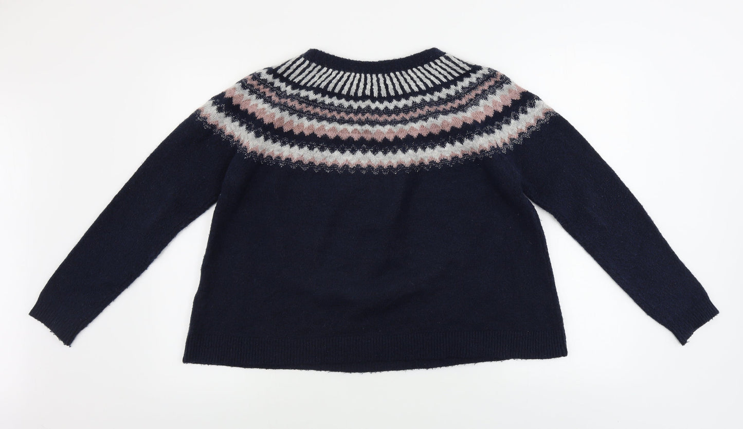 Womens UK Size S Only Blue Pullover Jumper