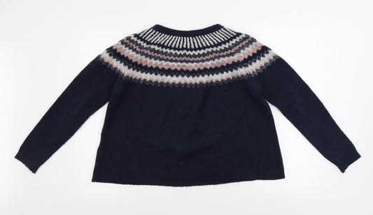 Womens UK Size S Only Blue Pullover Jumper
