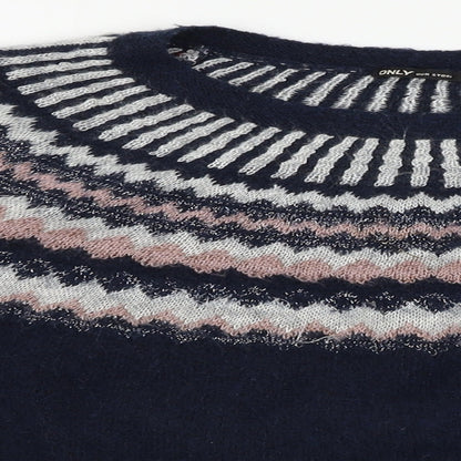 Womens UK Size S Only Blue Pullover Jumper