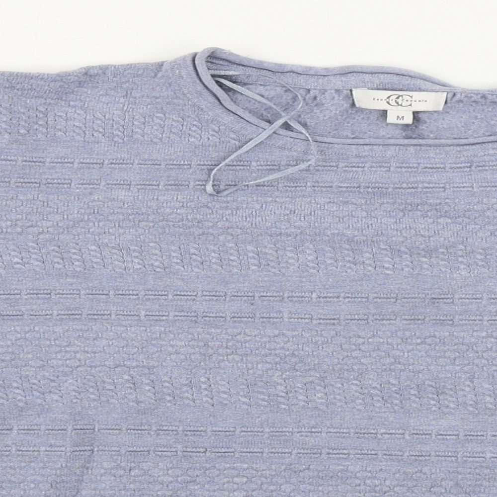 Womens UK Size M Country Casuals Blue Pullover Jumper