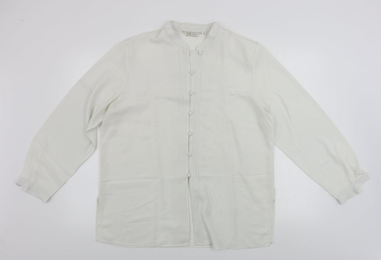 Womens UK Size 16 JFW Beige Basic Blouse