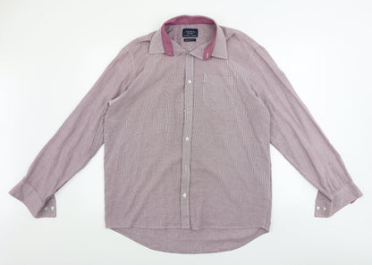 F&F  Mens Red Check   Button-Up Size 16.5