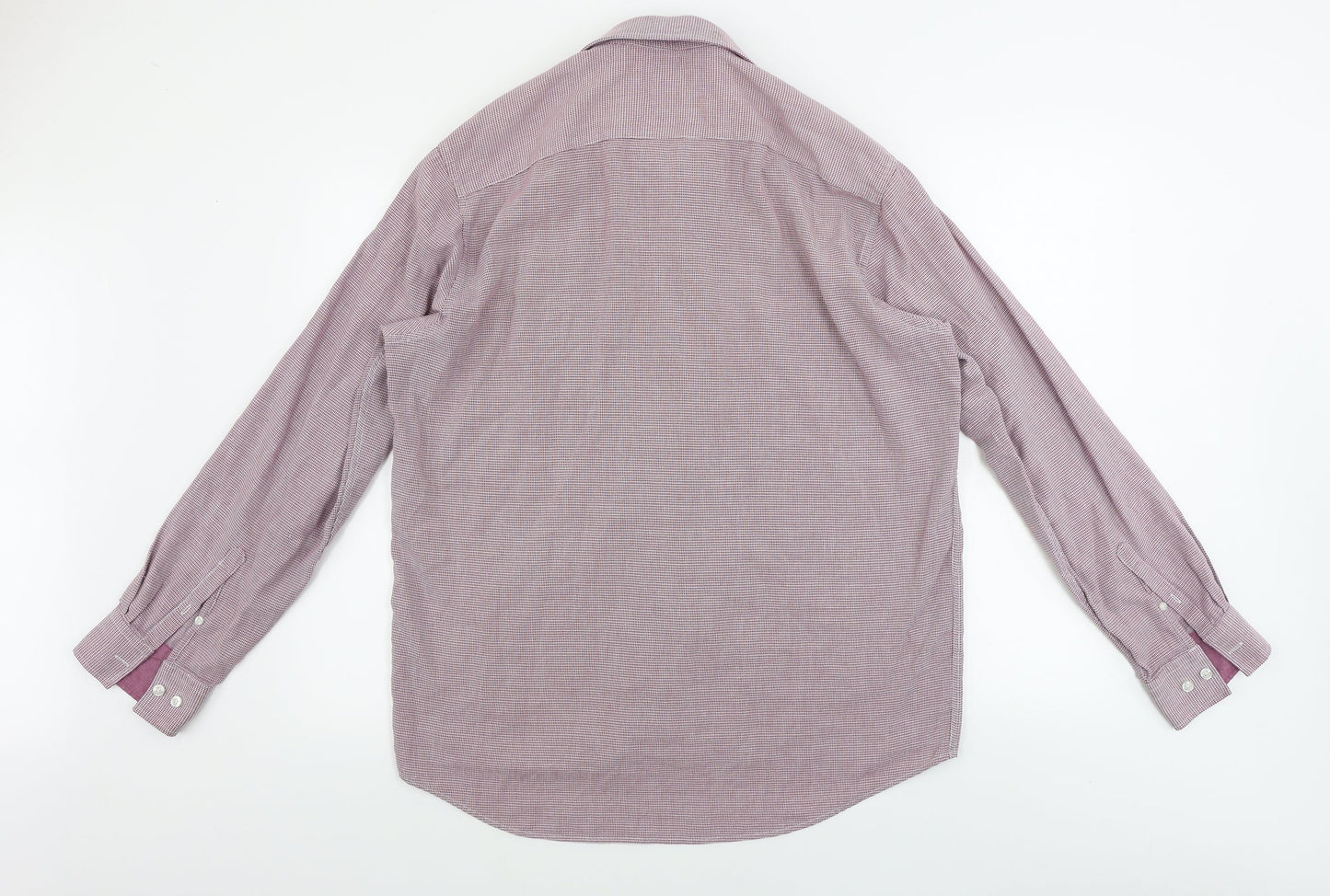 F&F  Mens Red Check   Button-Up Size 16.5