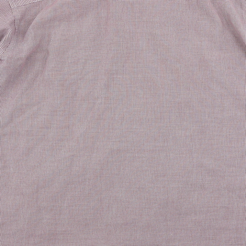 F&F  Mens Red Check   Button-Up Size 16.5