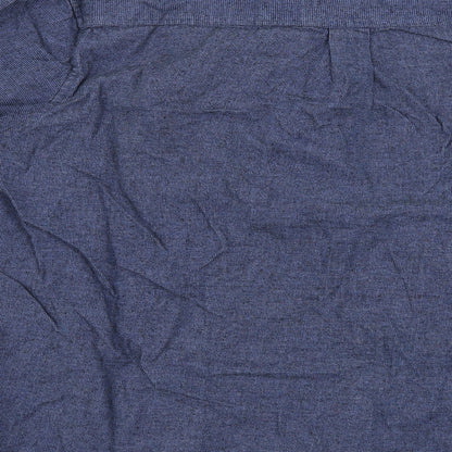 Topman  Mens Blue Check   Button-Up Size M