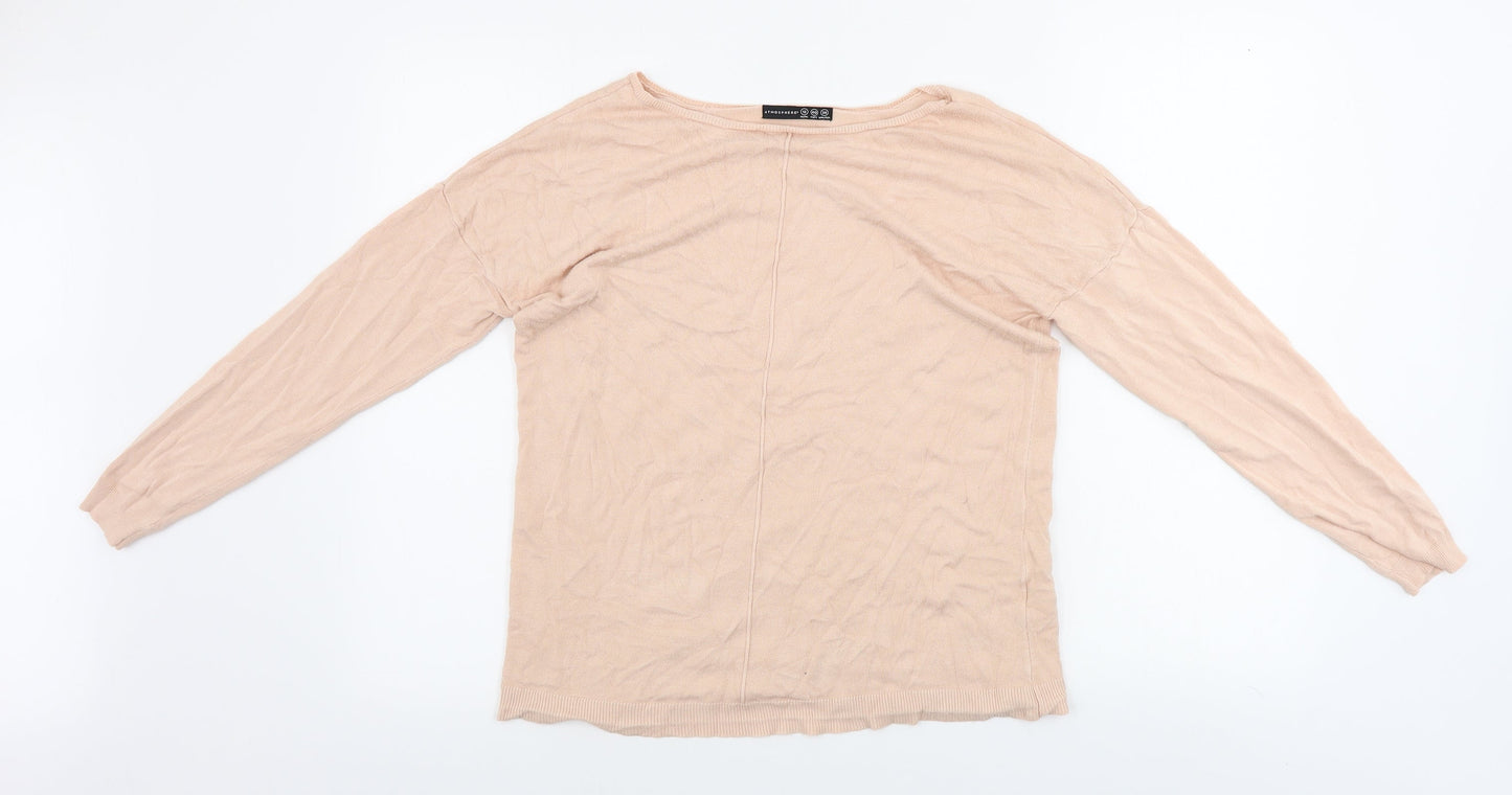 Womens UK Size 12 Atmosphere Pink Pullover Jumper
