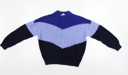 Womens UK Size S Redherring Blue Pullover Jumper