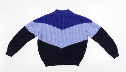 Womens UK Size S Redherring Blue Pullover Jumper