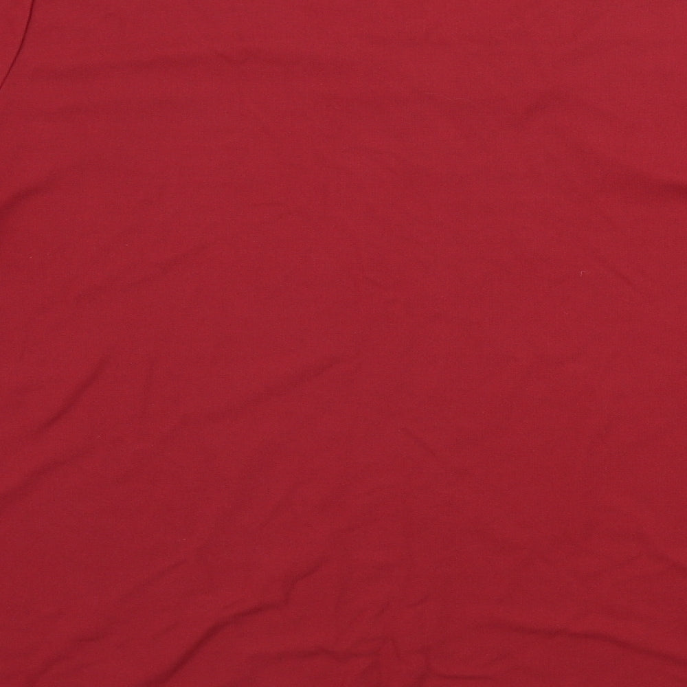 Giglio Rosso  Womens Red   Basic Blouse Size L