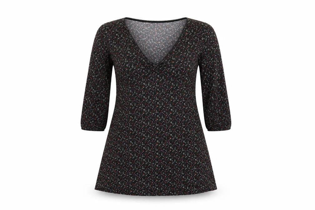 Lola Skye  Womens Black Floral  A-Line  Size 12