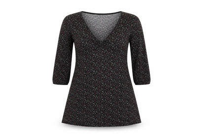 Lola Skye  Womens Black Floral  A-Line  Size 12