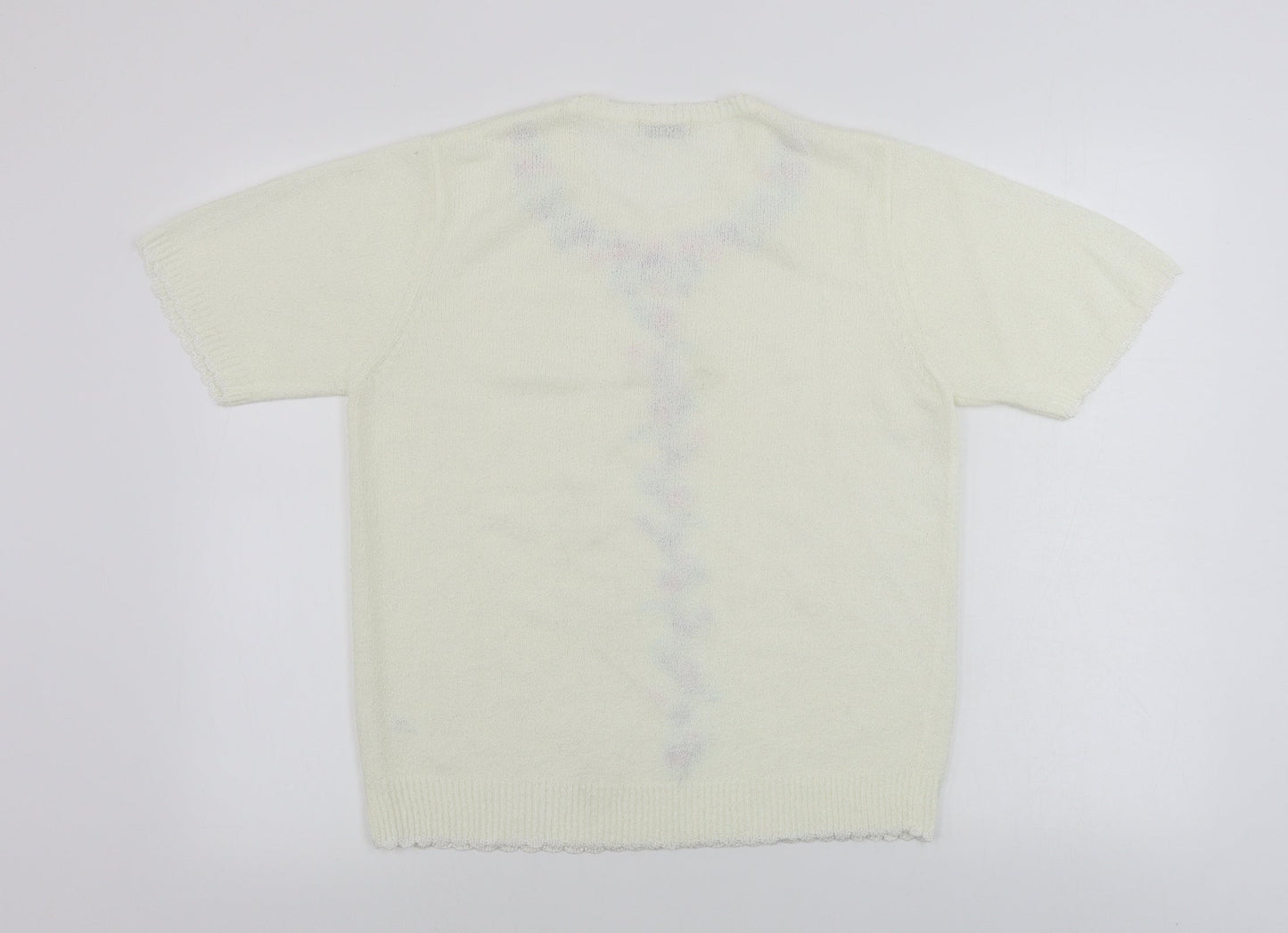 Littlewoods  Womens Beige Floral  Pullover Jumper Size 10