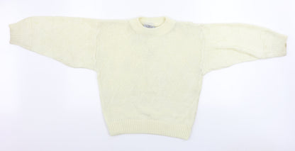 Rush Womens Beige   Pullover Jumper Size 4
