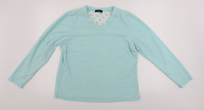 F&F  Womens Blue   Henley Jumper Size 12