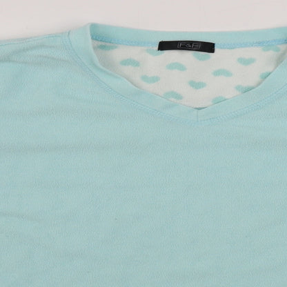 F&F  Womens Blue   Henley Jumper Size 12