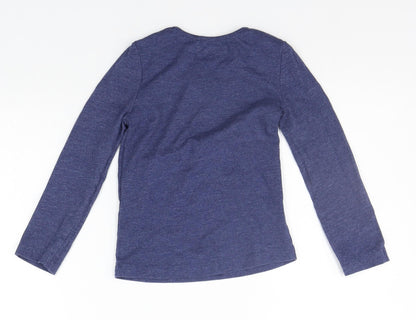Young Dimension Girls Blue   Basic T-Shirt Size 4-5 Years