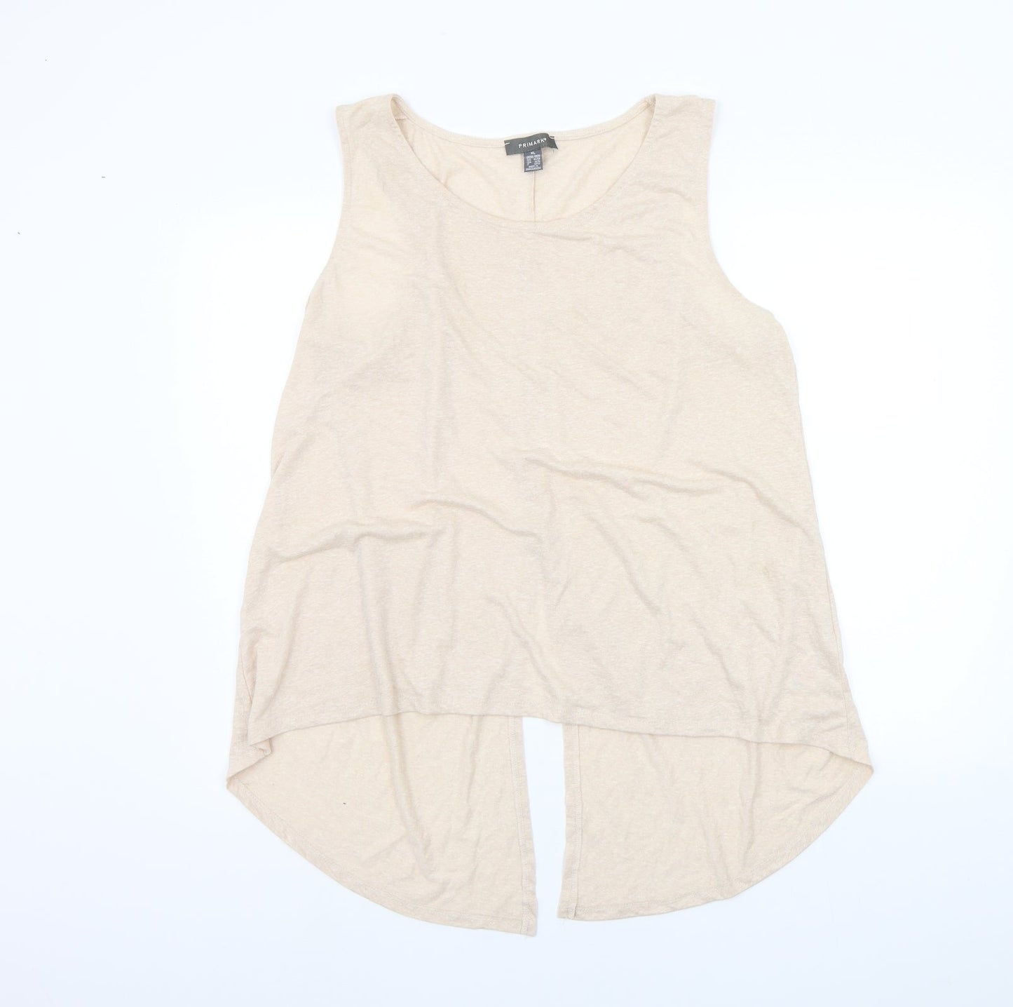 Primark Womens Beige Houndstooth  T-Shirt Dress  Size XL