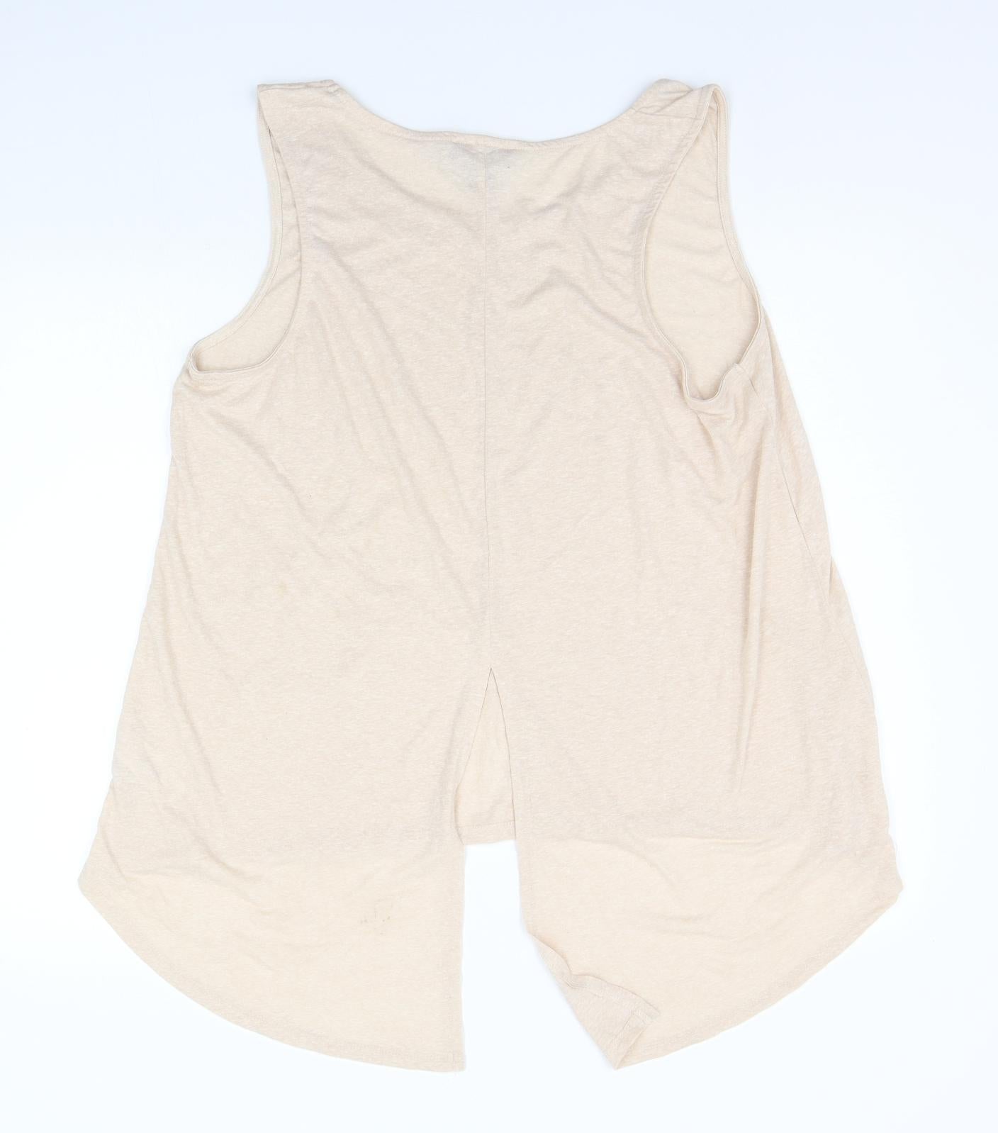 Primark Womens Beige Houndstooth  T-Shirt Dress  Size XL