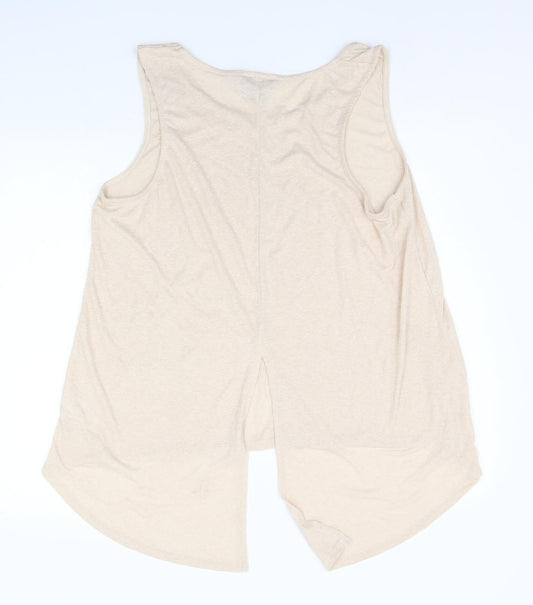 Primark Womens Beige Houndstooth  T-Shirt Dress  Size XL