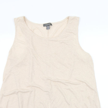 Primark Womens Beige Houndstooth  T-Shirt Dress  Size XL