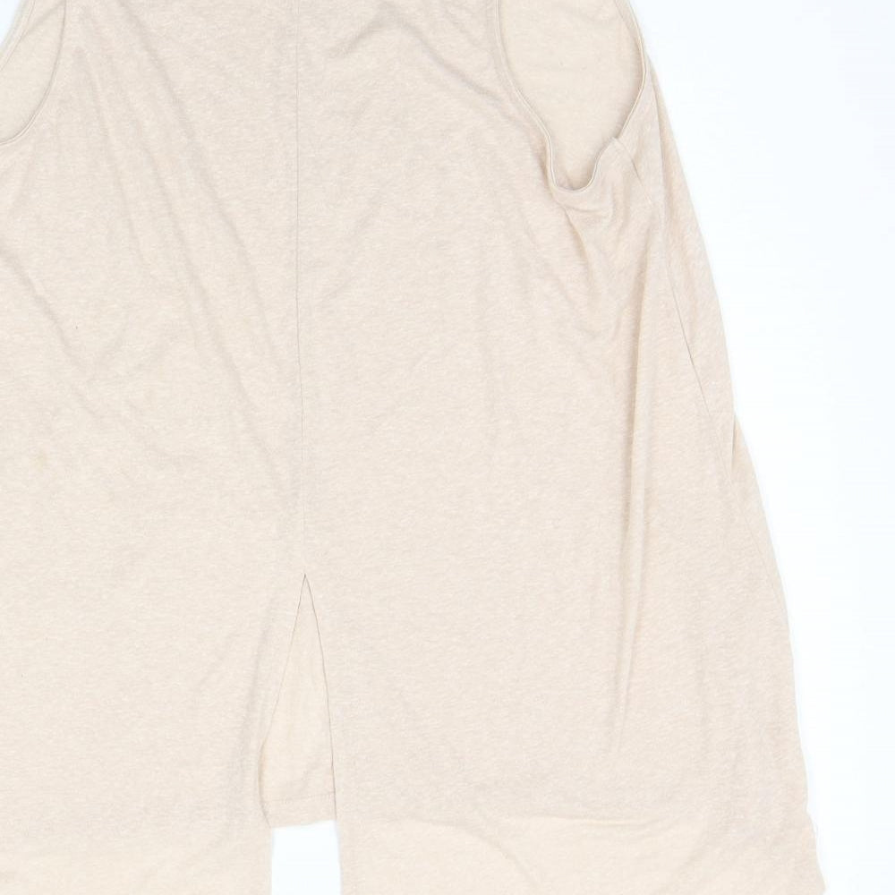 Primark Womens Beige Houndstooth  T-Shirt Dress  Size XL