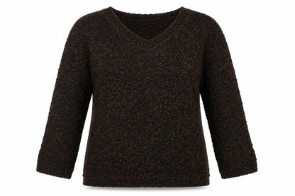 tayberry Womens Brown   Henley Jumper Size L