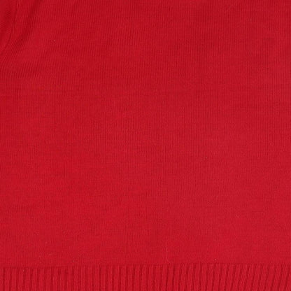Womens UK Size M CHIC Red Pullover Jumper