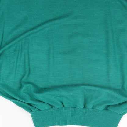 GREENWOODS Womens Green   Pullover Jumper Size M