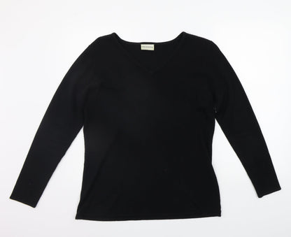 Esence Womens Black   Pullover Jumper Size 16